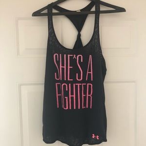 Racer back tank. Women’s medium. Under Armour